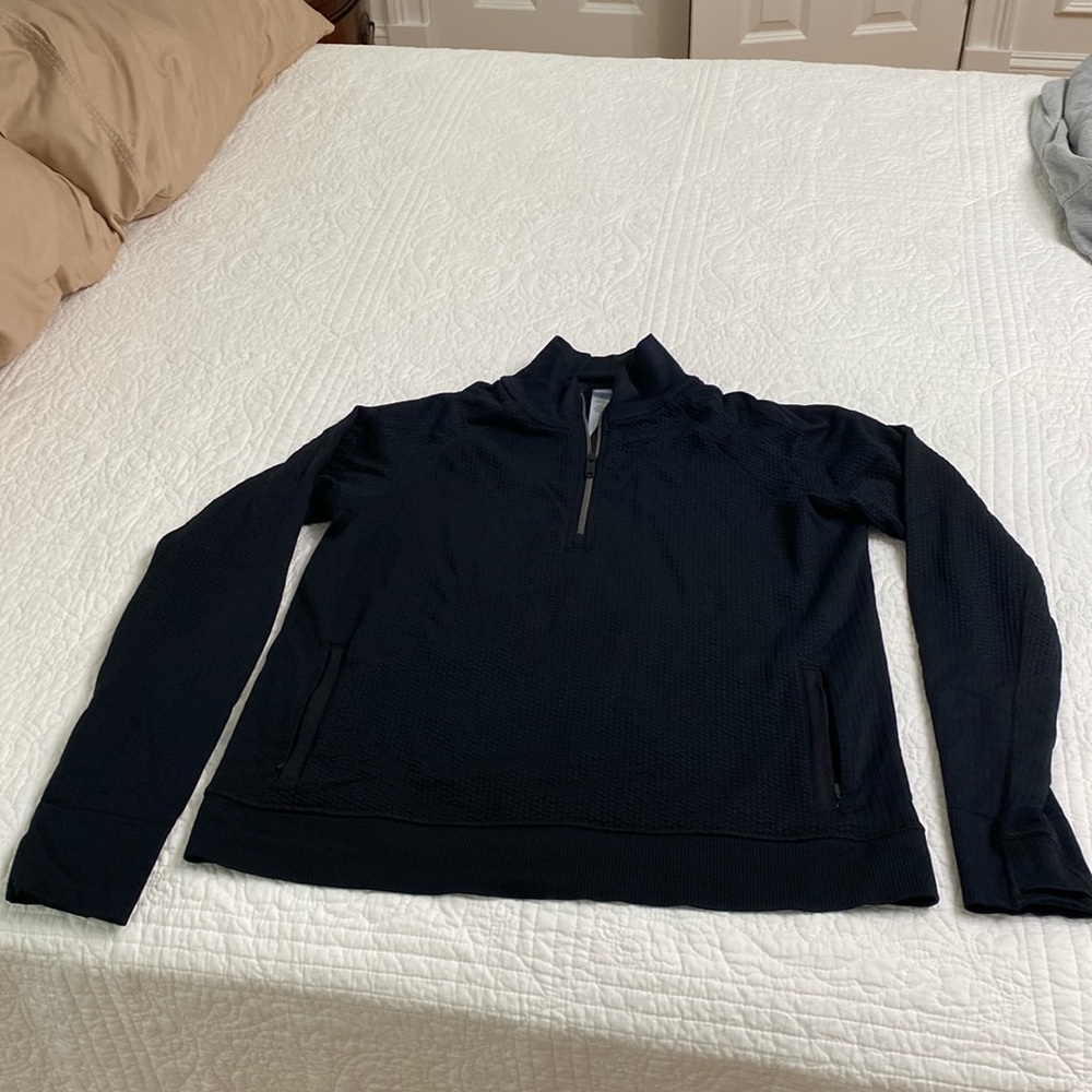 Lululemon quarter zip, Black, 12